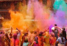 bhaktapur nepal holi HOLI0219 b713df59f115452baa1374efb3e59ff2