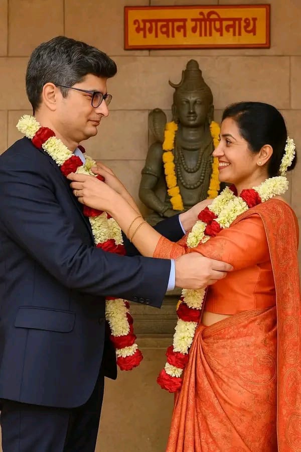 सादगी की मिसाल बने चमोली डीएम डॉ. संदीप तिवारी, बिना छुट्टी लिए की शादी, बन गए चर्चा का विषय 2 1000193965