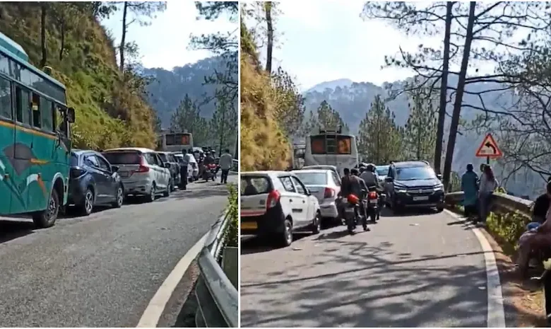 Uttarakhand Chokes Under Tourist Rush; Delhi Man Dies in Mussoorie Jam 1 1749367152 2433